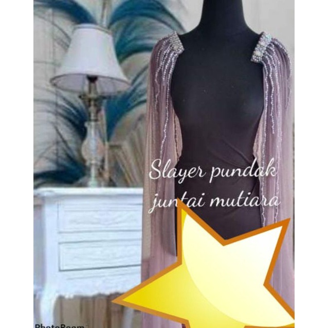 slayer pundak juntai/slayer pengantin/slayer full mutiara