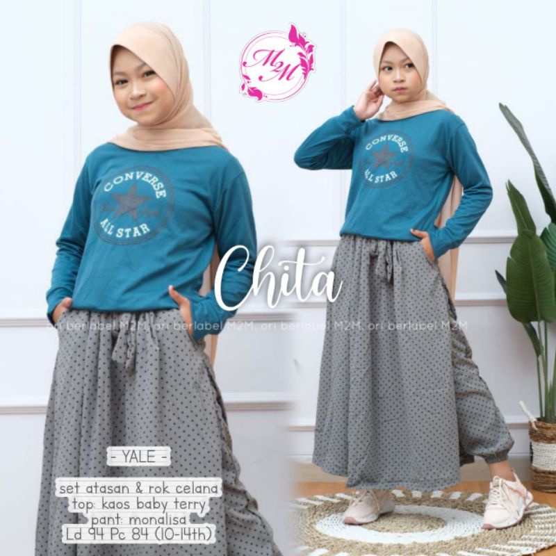 SETELAN ROK CELANA REMAJA KEKINIAN CHITA || SETELAAN ROK CELANA TEEN