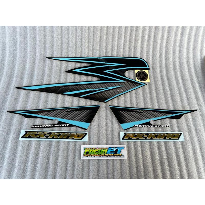 stiker striping RX-King 2003 variasi/custom set EMBLEM RX KING