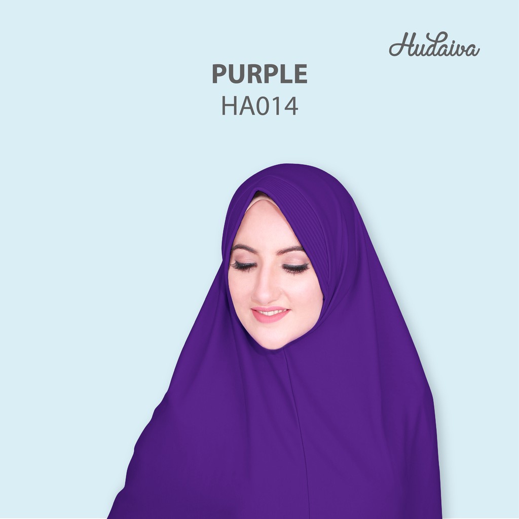 Jilbab Hudaiva Andalus HDVA - HA014 Purple