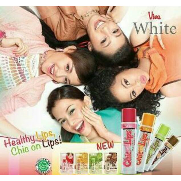 ❤ BELIA ❤ Viva Chic on Lips Lip Balm Pelembab bibir Moisture Jojoba Oil, Aloe UV Filter Vit E 4.2g