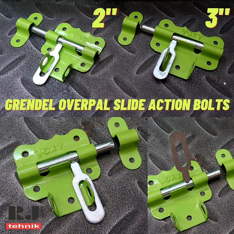 Jual Grendel Overpal Grendel Overpale Gembok Slot Pengaman Pintu Jendela Lemari Kotak Box