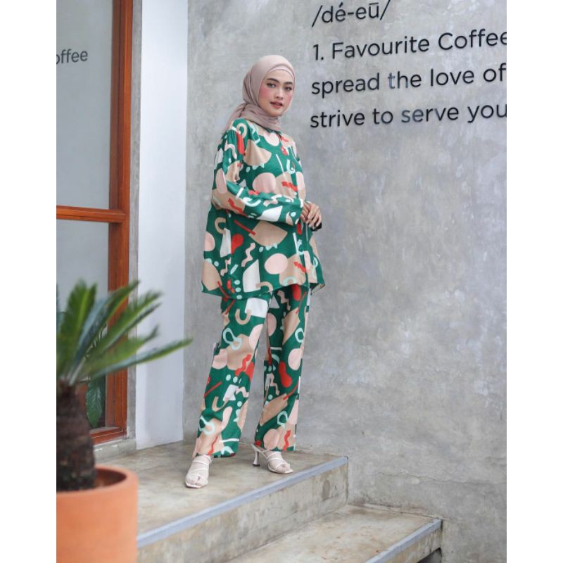 Lezano Stelan Wanita Cotton Rayon One Size