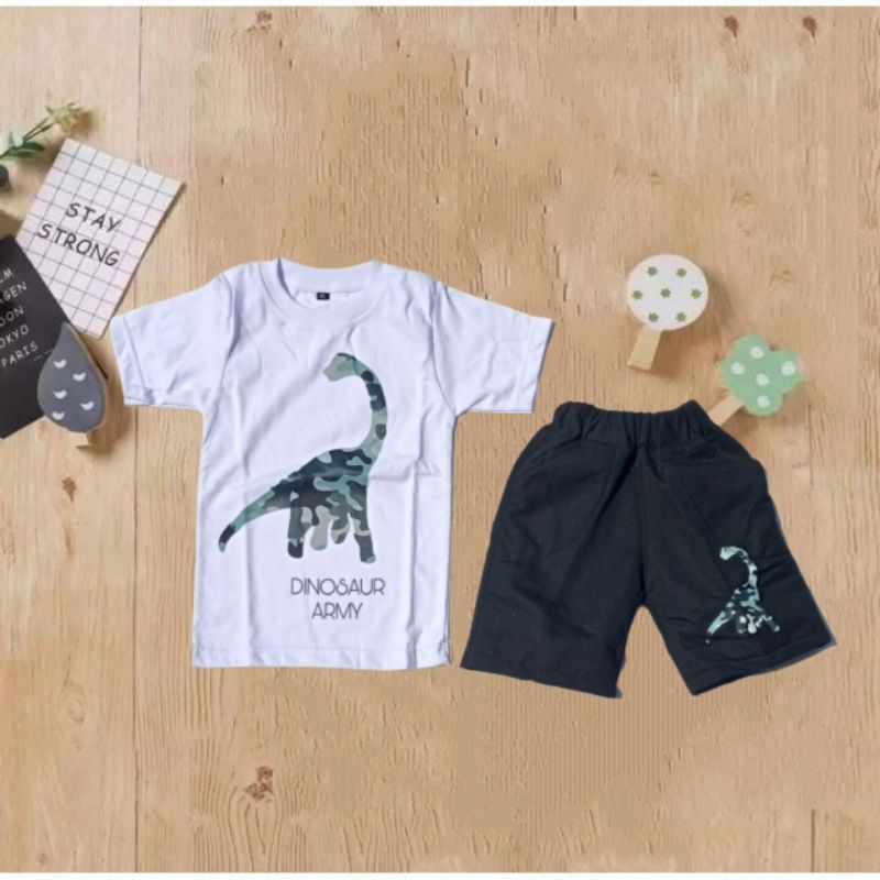 setelan kaos anak usia 1-5 tahun / setelan anak laki laki setelan anak perempuan-3