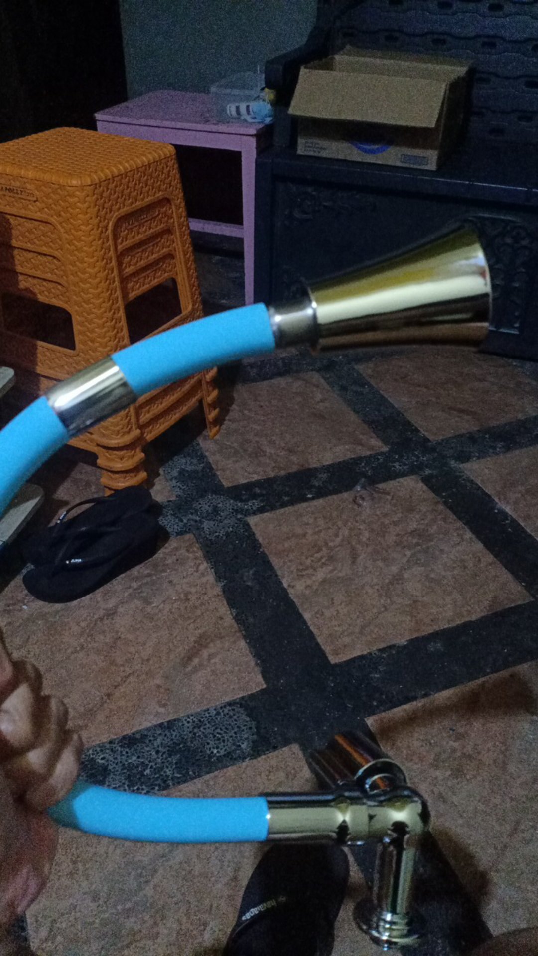 Kran Angsa Fleksibel Dapur Keran Cuci Piring Nylon Soligen