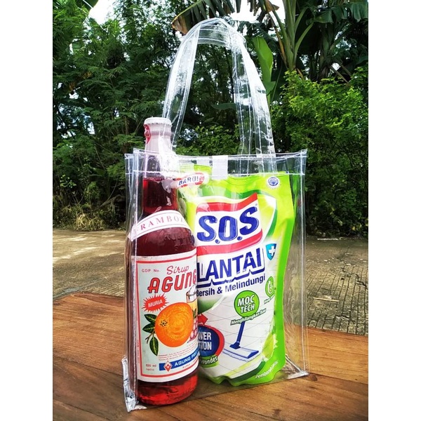 

P.20 L.10 T.25 Potret Tas PVC BANTING HARGA AJA BIAR LARIS