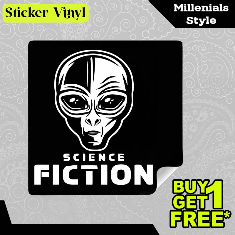 

Stiker Sticker Alien Science Fiction Monster Luar Angkasa Gambar Unik Aesthetic Bahan Vinyl Satuan Anti Air