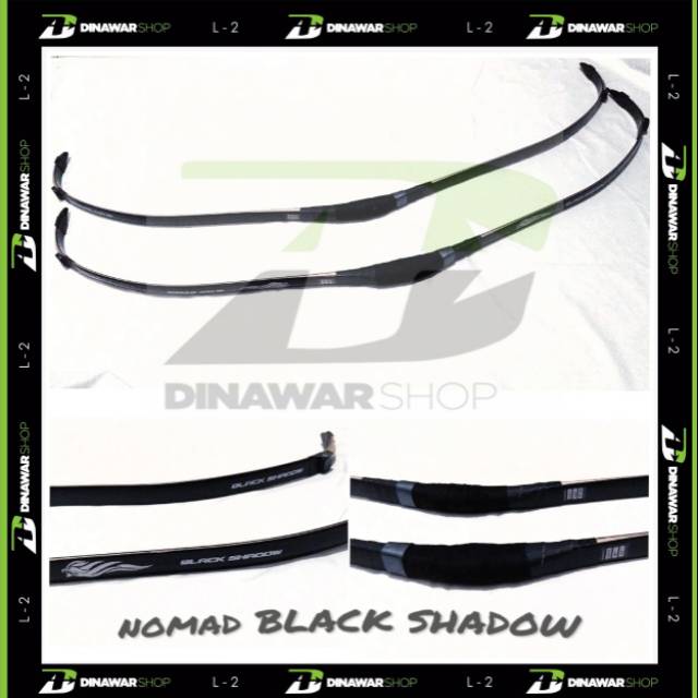 Nomad Black Shadow Horsebow KTB / Busur Tradisional