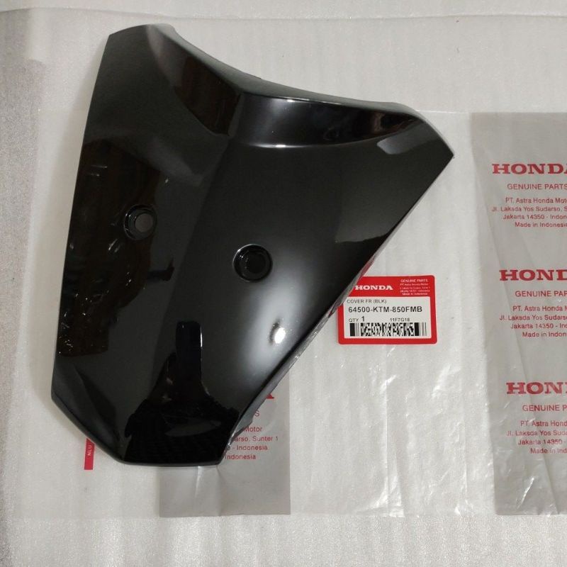 Panel Dada Dasi Tameng Honda Supra X 125 Batman Hitam Original
64500-KTM-850FMB
