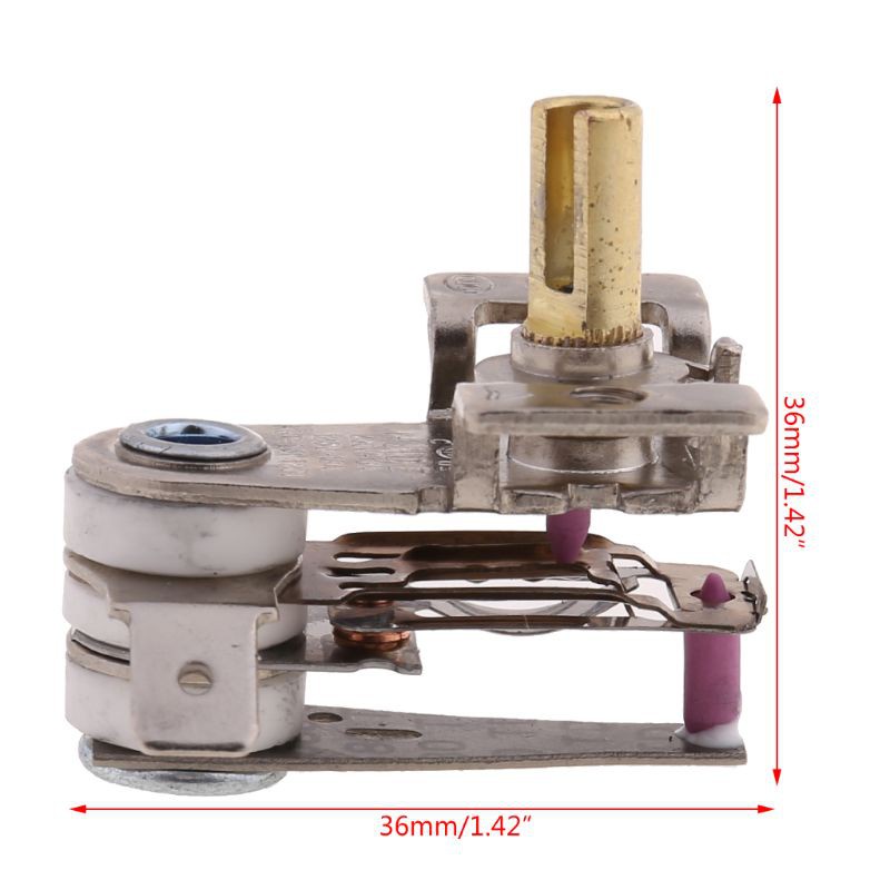 CRE  AC 250V 16A Adjustable 90 Celsius Temperature Switch Bimetallic Heating Thermostat KDT-200 High Quality