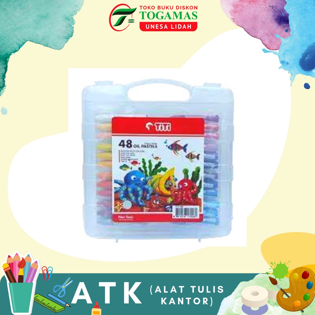 

OIL PASTELL 48 COLOUR TI-P-48S CRAYON TITI