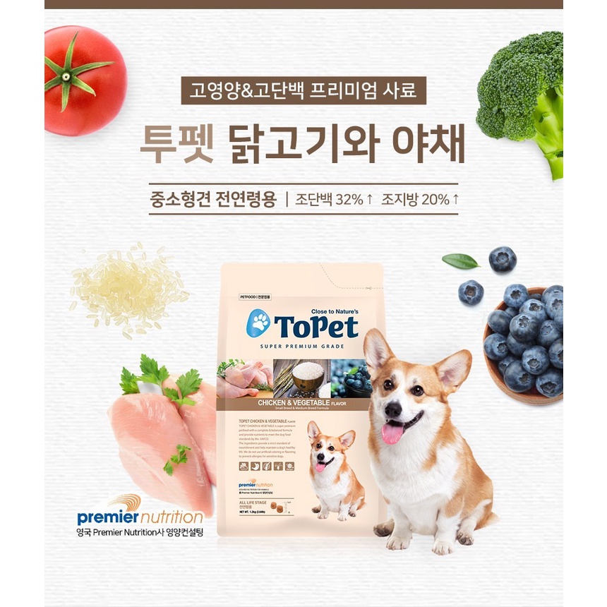 SAJO Topet Chicken & Rice 1,2kg - Dog Food - Makanan Hewan Anjing