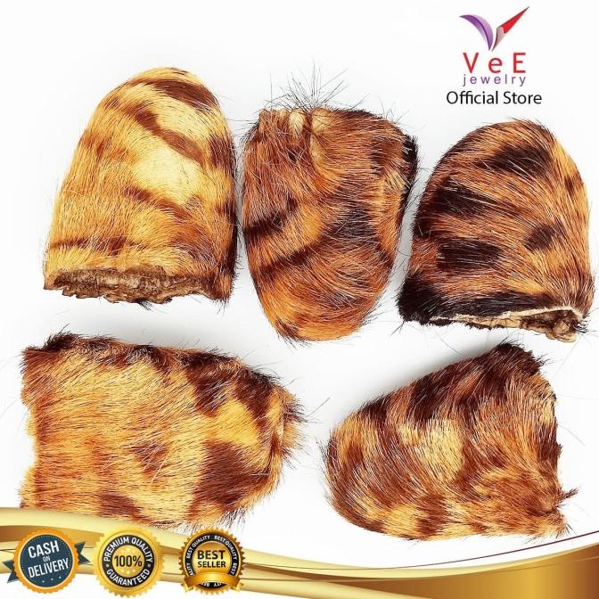 Kantung Macan Kulit Asli Loreng Bertuah - VeE Kantong MacanAntik