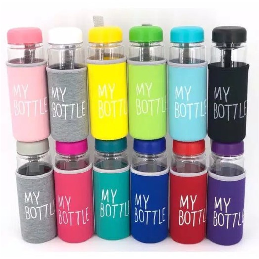 Botol My Bottle MYBOTTLE WARNA BUSA BOTOL MINUM POUCH BUSA - BOTOL INFUSED WATER 500 ML