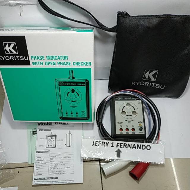 Phase indicator With open phase checker kyoritsu 8031