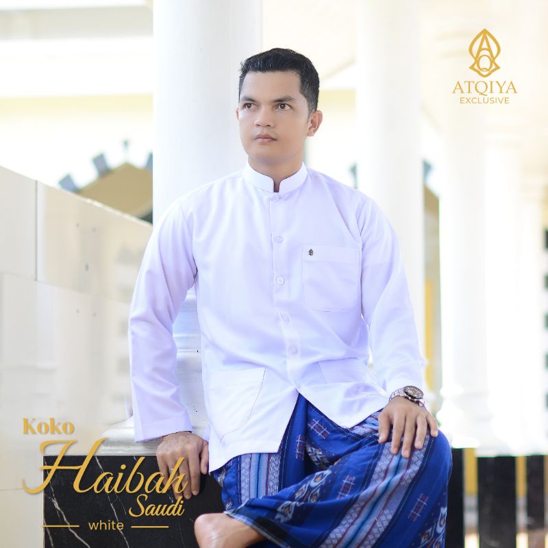 Baju Koko Atqiya Haibah Saudi/ Koko Saudi/ Koko Haibah/ Baju Santri
