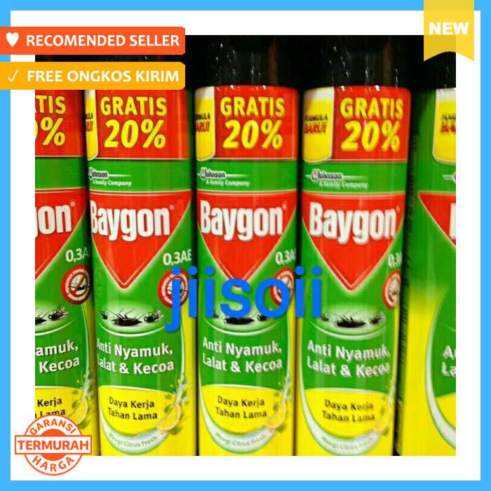 Baygon Aerosol Insectisida Spray 600 Ml Bonus 120 Ml