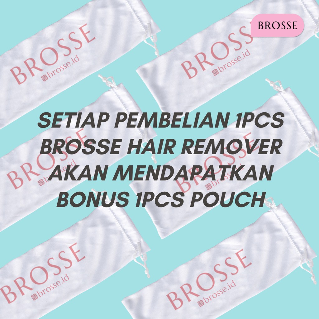 READY STOCK - Brosse HairRemover ORIGINAL + BERGARANSI - White &amp; Rosegold