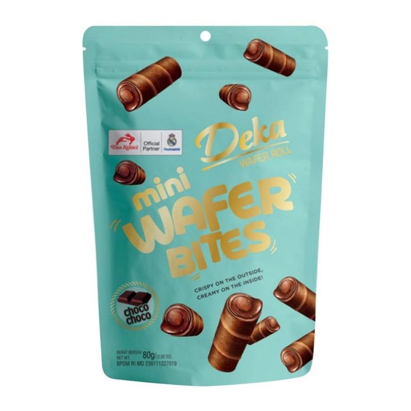 Deka Mini Wafer Bites Choco 80g