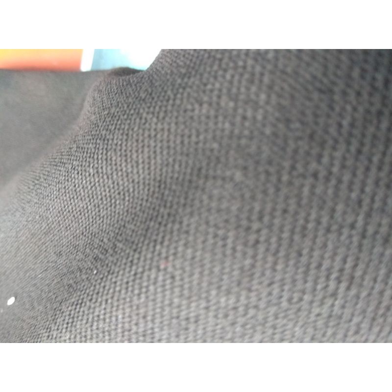 KAIN KASA PENUTUP BOX SPEAKER TIPIS / DENIS KASAR HITAM (GRADE B)