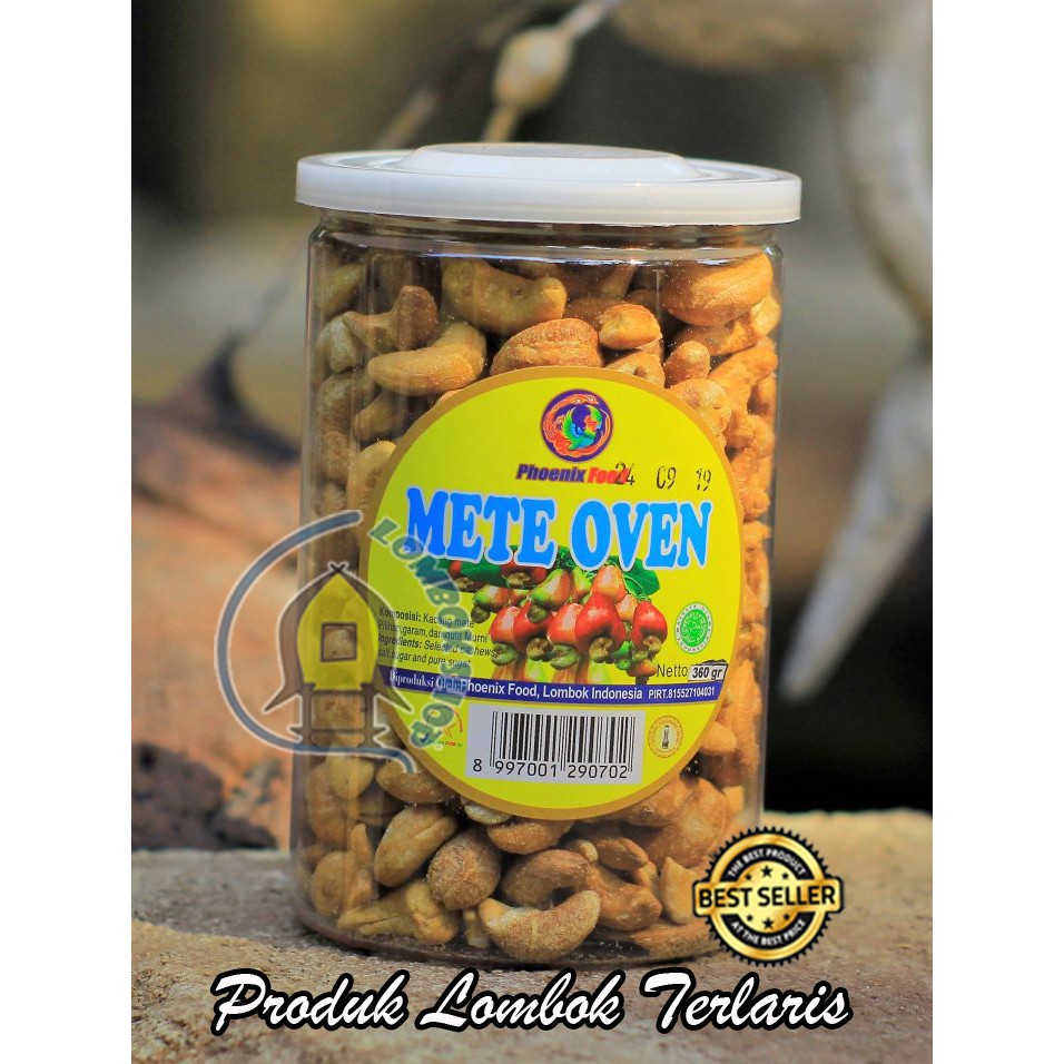 

Kacang Mete Mede Phoenix Oven Khas Lombok 340 Gram Toples