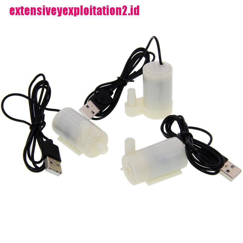 &lt; E2id &amp; &gt; Pompa Air Submersible DC Motor Mini Usb Untuk Akuarium Ikan