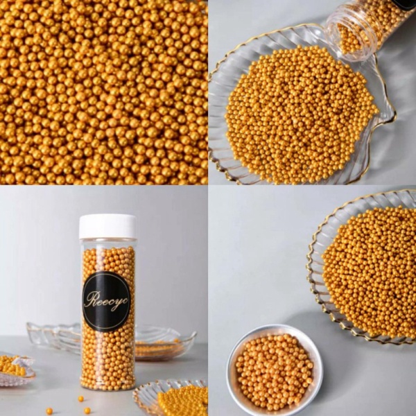 

SUGAR GOLDEN 250GR EDIBLE BEADS MINI Diskon Promo