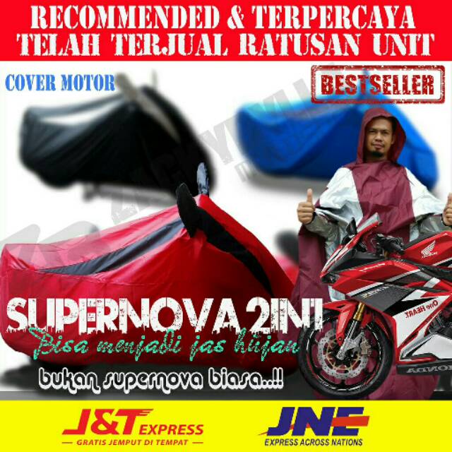 Cover / Selimut Motor Supernova 2in1 NMAX, PCX, CBR250RR, R25, Ninja 250