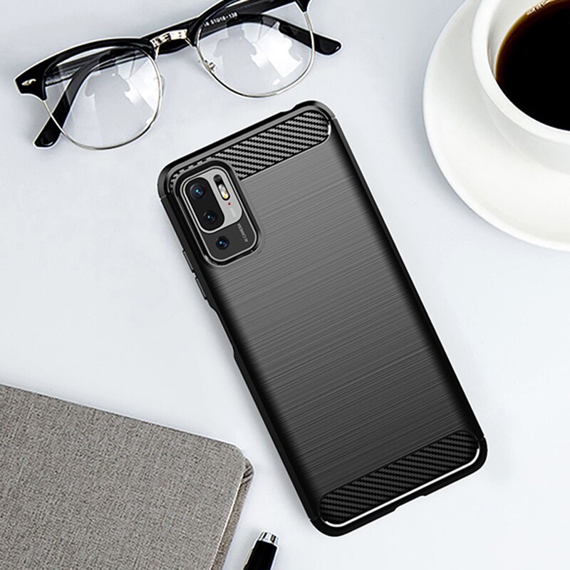 Soft Case Xiaomi Poco M3 Pro 5G Ultra Slim Softcase Carbon Premium Casing