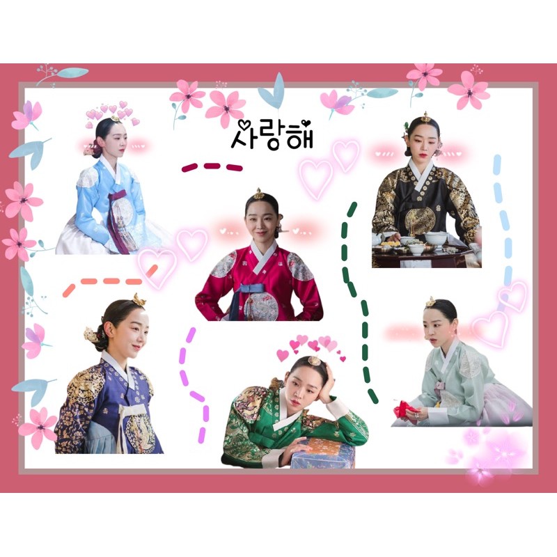 Sticker Pack Mr. Queen Kim So Yong (Shin Hye Sun) Sticker Murah Drama Korea