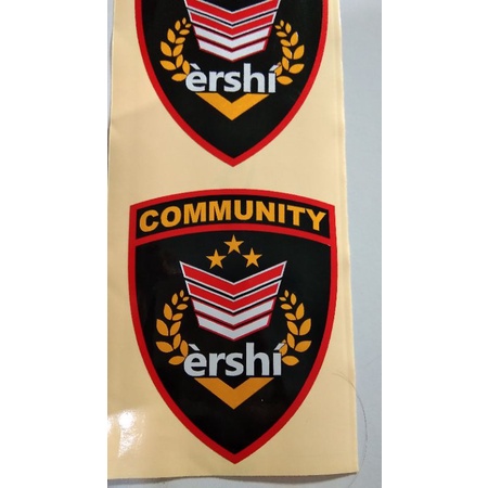 stiker ershi community pospor/nyala ready 10x13cm cutting & printing