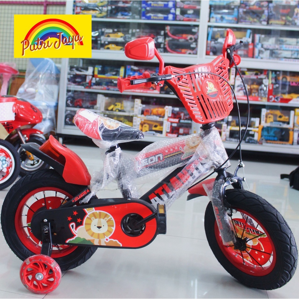 Sepeda Anak Roda Empat BMX 12 inch Atlantis Leon
