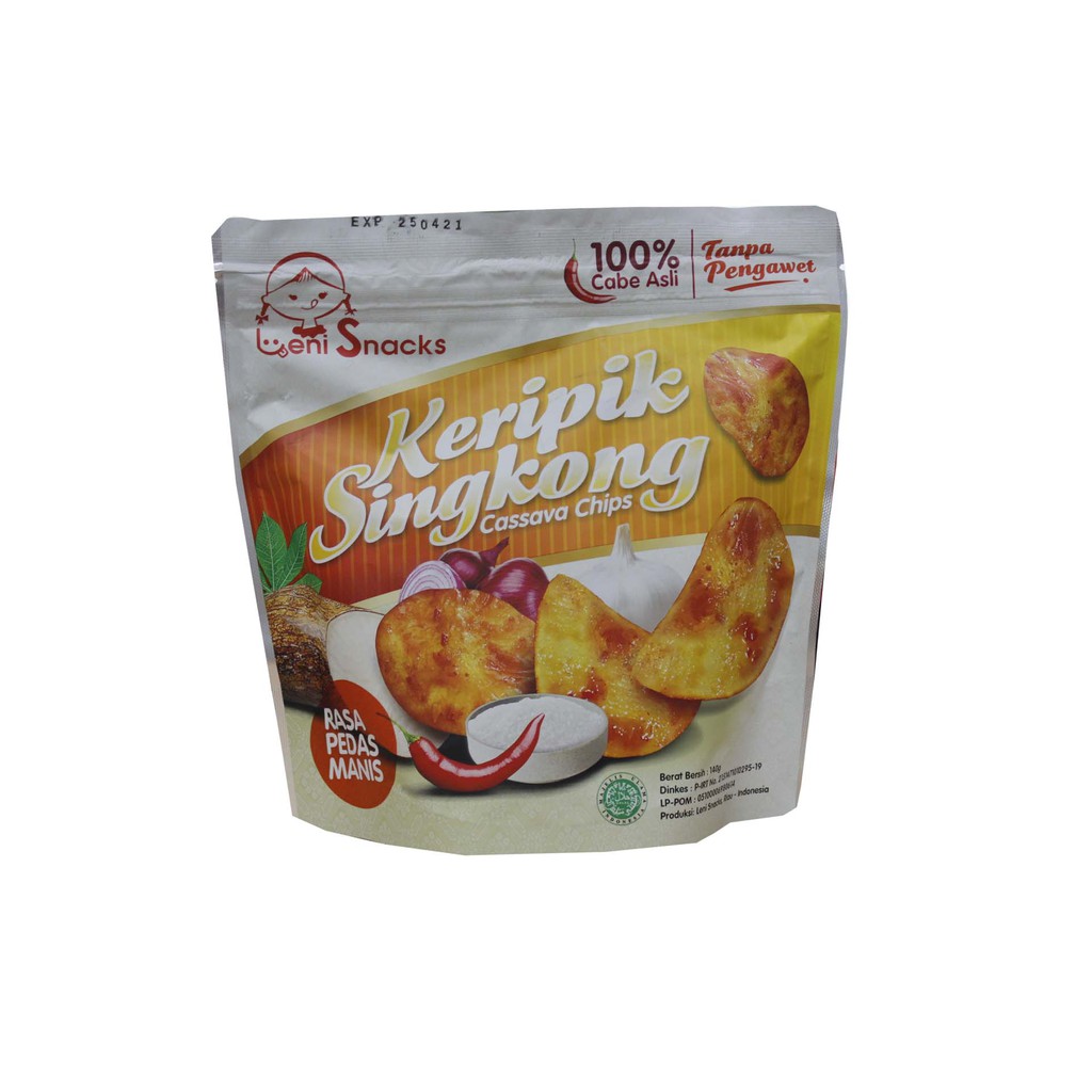 

Leni Snacks Keripik Singkong Rasa Pedas Manis 140 gr