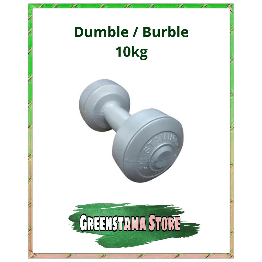 Dumble | Dumbel | Barble | Barbel 10Kg Plastik