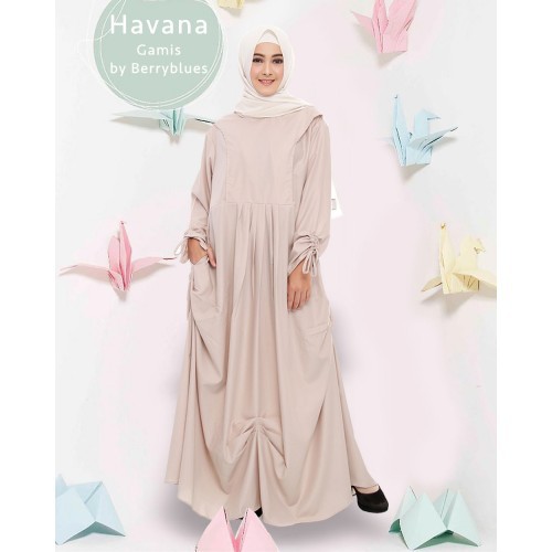 Gamis HAVANA Dress Menyusui Berryblues