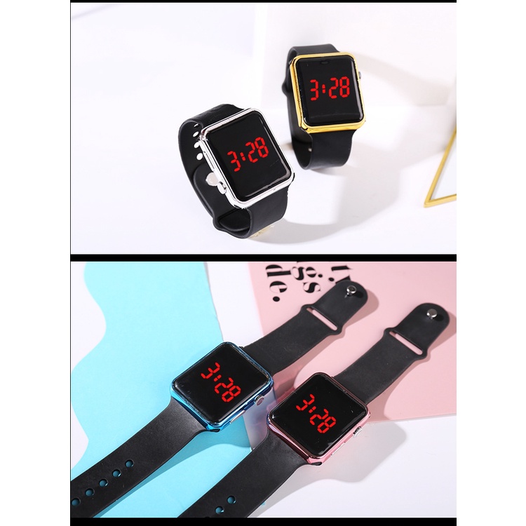 Jam Tangan Wanita A0023led Electronic Sports Watch