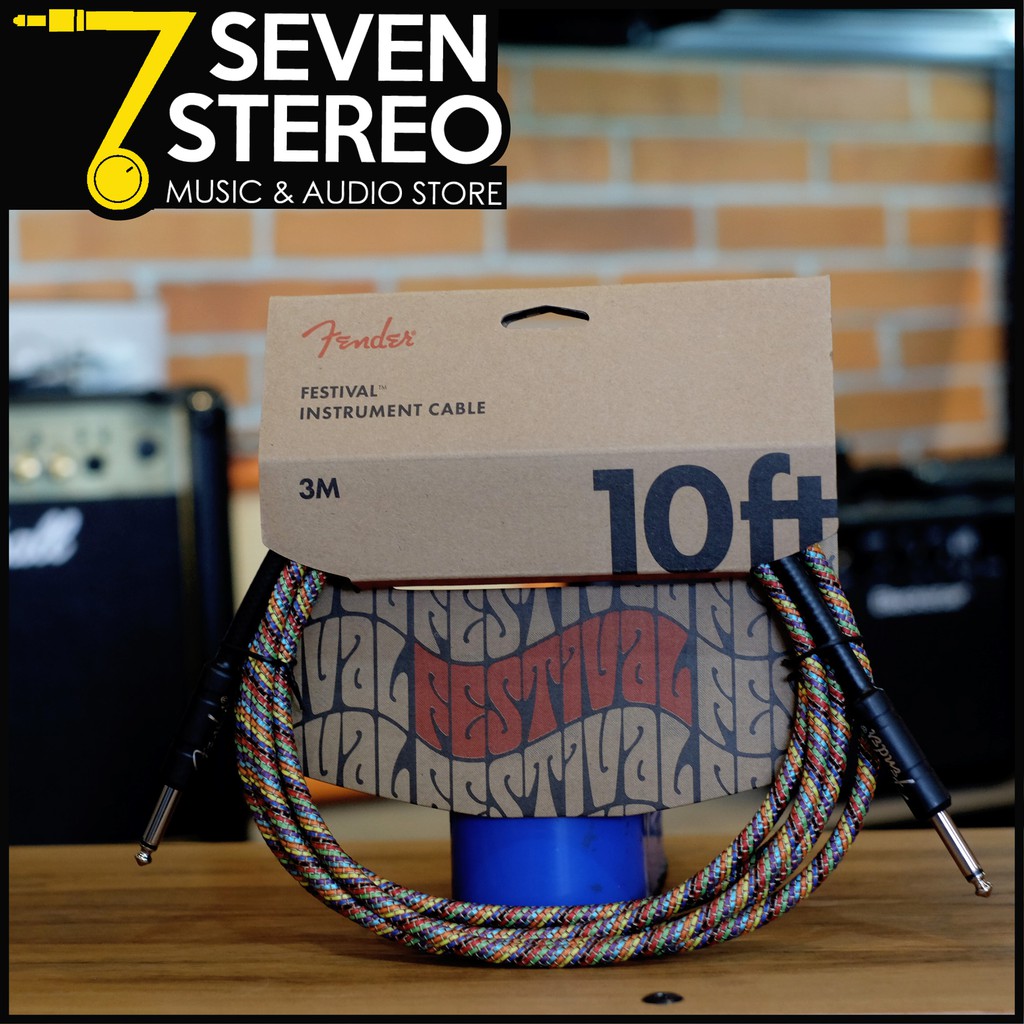 Fender festival Series Instrument Cable 10ft festival