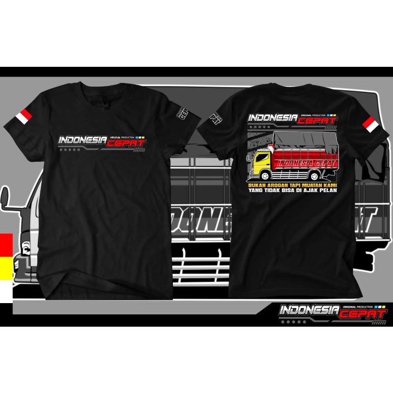 ( COD ) KAOS TRUCK INDONESIA CEPAT  || KAOS TRUCK PRABOWO PBTC || KAOS TRUCK MANIA || SEKARTARO || K