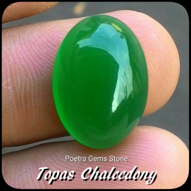 NATURAL TOPAZ GREEN CHALCEDONY