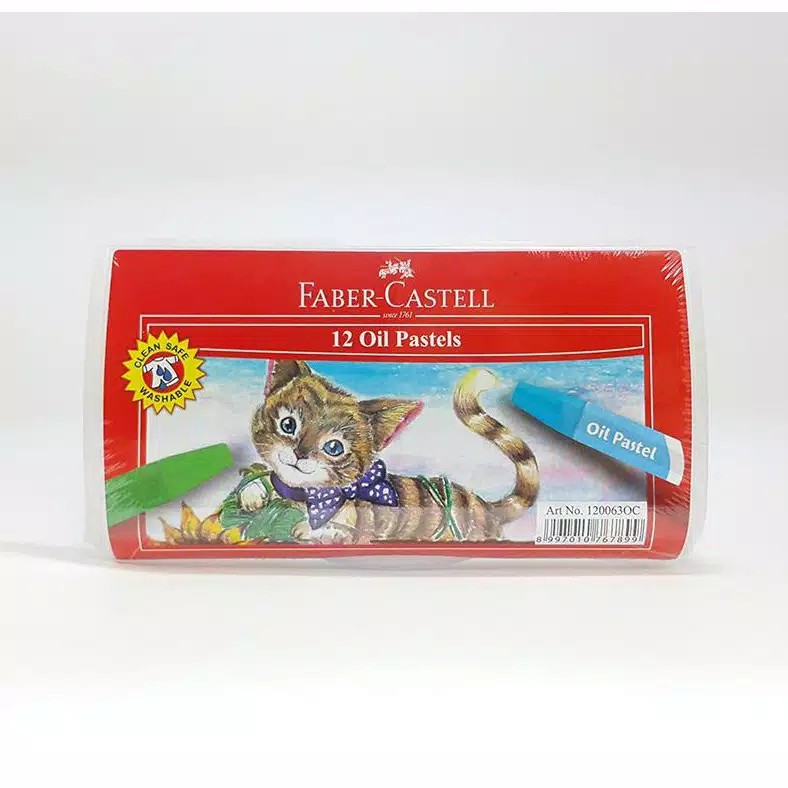 

Crayon 12 warna Faber Castell / Oil pastell 12 warna Faber Castell