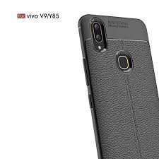 Case Autofocus Vivo Y81 V7 Vivo V9 Softcase Silikon Lembut Jelly Hitam lembut elegant black