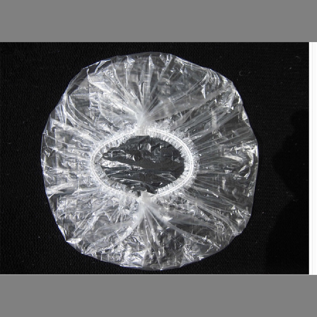 100pcs Shower Cap Elastis Sekali Pakai Untuk Mandispasalonrumah