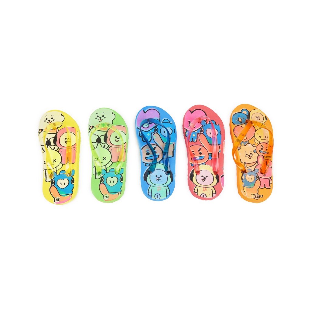 Sandal Jepit anak Missi BT21 Size 6 - 8.5