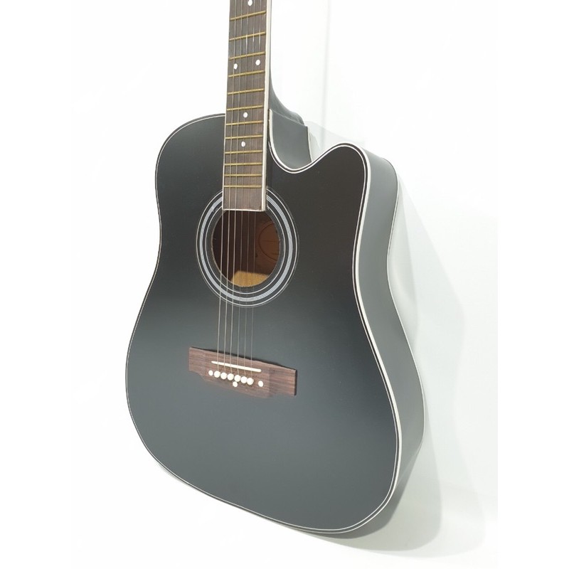 Gitar Akustik Merk Yamaha Tipe F1000 Hitam Natural Jumbo Sunkay Trusrod Senar String Murah Jakarta