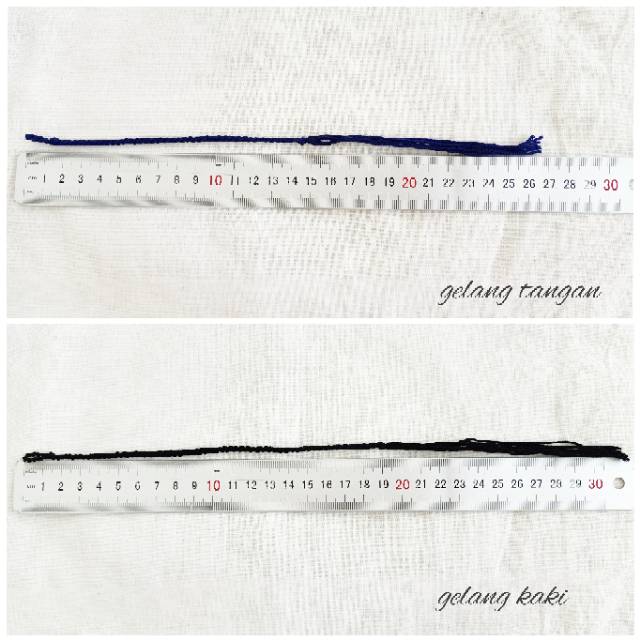Fingermade Gelang Benang Polos Model Ikat