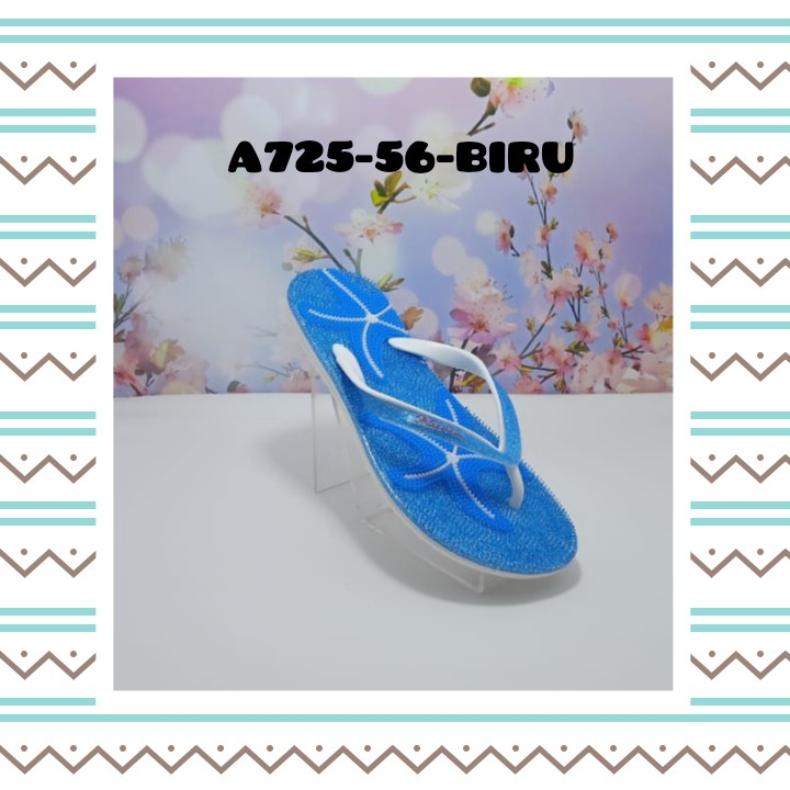 SANDAL IMPORT MODEL FLAT WANITA KASUAL NYAMAN DAN MODIS A725-56 KARIS 37-41