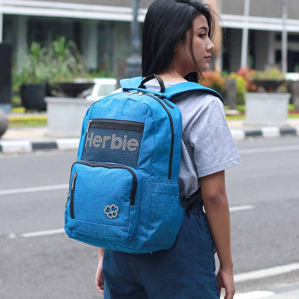 Tas Sekolah SMP SMA Kuliah Cewek Perempuan Wanita Tas Ransel Backpack Tas Punggung Herbie ASN196