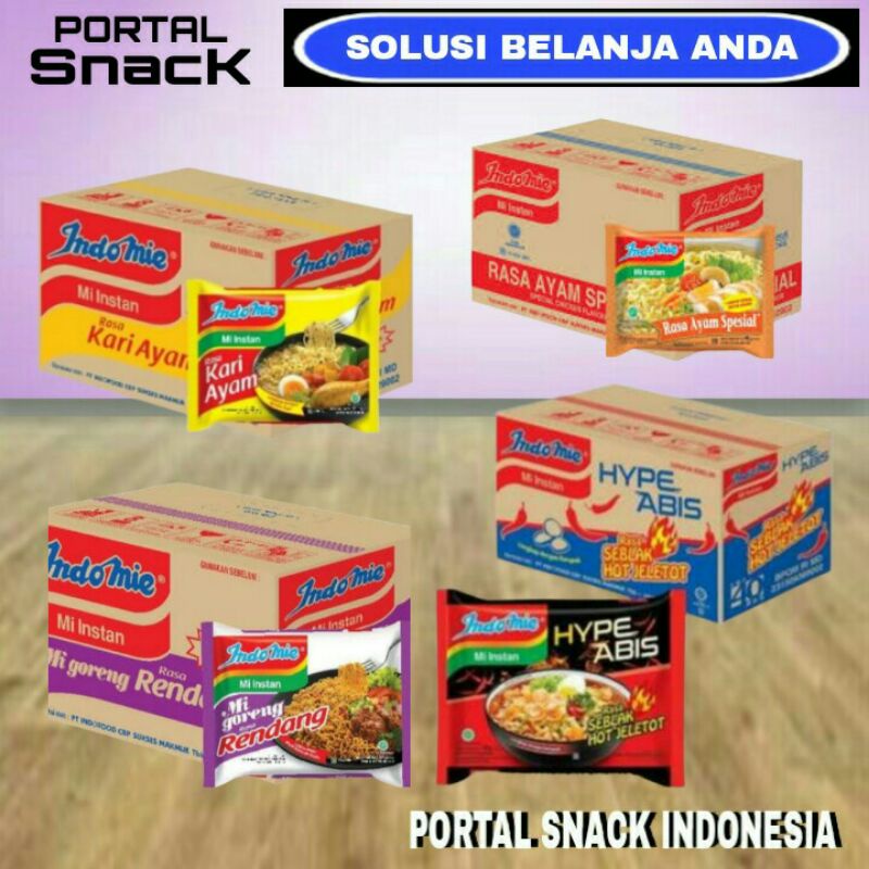 

INDOMIE Mi Instan all varian 1 Dus isi 40 pcs