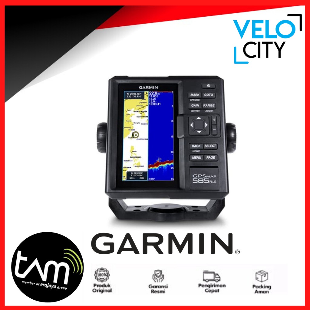 GARMIN GPSMAP 585 PLUS WITH TRANSDUCER GT 20 CLEAR VU SKU 010-10272-10