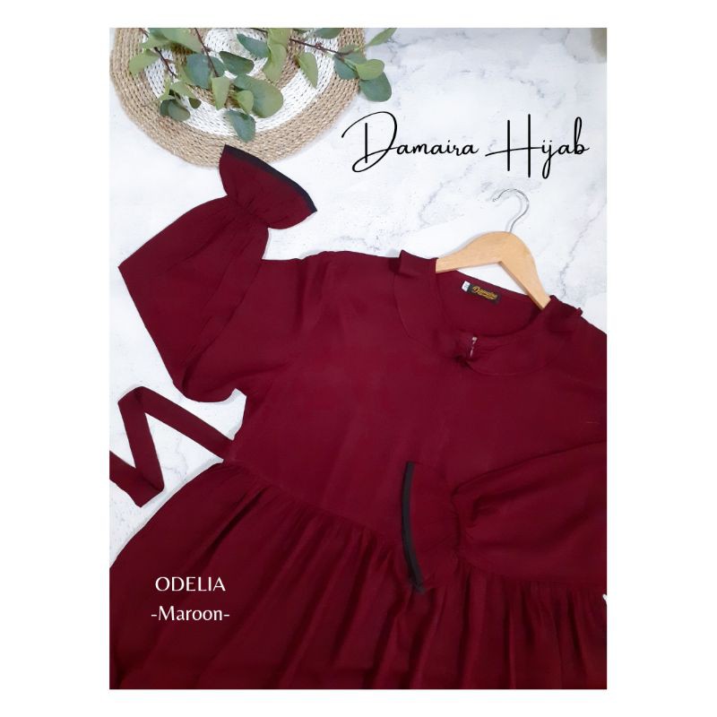 HOMEDRESS | SETELAN CELANA BAJU | DAILY DRESS | TUNIK ODELIA by DAMAIRA